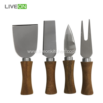 Good Price Acacia wood Cheese Knives with Block